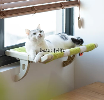 Прикроватное гнездо На окне Кошка Подвесная Кровать На окне Гамак Подвесная кошка Подвесное гнездо Домашнее животное На Подоконнике Кошка-альпинист