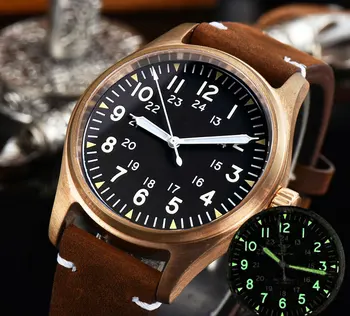 CUSN8, Твердая бронза, 39 мм, мужские часы для дайвинга с автопилотом, Tandorio 200m, Водонепроницаемое Светящееся Сапфировое стекло NH35A PT5000