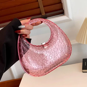 Акриловая женская сумка большой емкости, модная и персонализированная женская сумка для банкета, маленькая сумочка