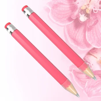 Toyvian Большие Карандаши Розовый Синий Красный Зеленый Оранжевый Гигантский деревянный карандаш для рисования крупными карандашами для рисования Розовый