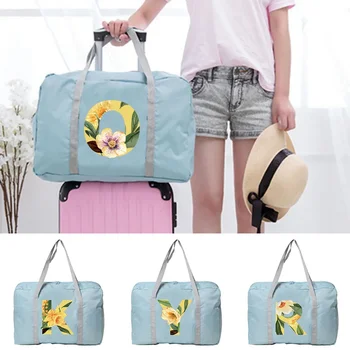 Сумки выходного дня, женская дорожная сумка, складная спортивная сумка-тоут, ручная кладь, спортивные сумки для переноски, серия принтов с цветочным рисунком