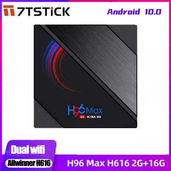 7T STICK H96 MAX Smart TV Box 16GB 32GB 64GB Allwinner H616 Четырехъядерный ARM Cortex A53 Wifi BT4.0 6K Телеприставка
