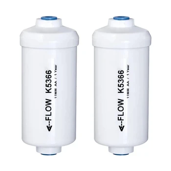 Сменный фторидный фильтр для воды K5366 из 2 предметов, совместимый с системой гравитационной фильтрации воды, элементами очистки, прост в использовании