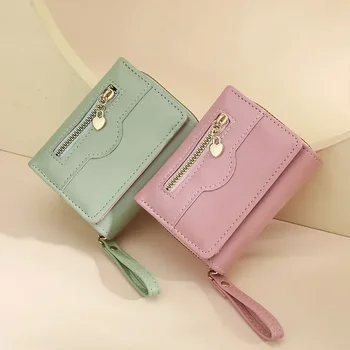 Женская сумочка, короткая изысканная женская сумочка высокого класса, сумка для карт большой емкости, милый кошелек с несколькими картами