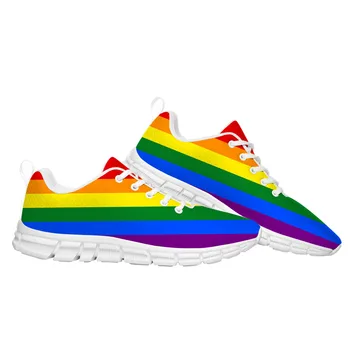 ЛГБТ ocmogic Pride радужная спортивная обувь Мужская Женская Подростковая Детская Высококачественные кроссовки Родительские Кроссовки Индивидуальная обувь