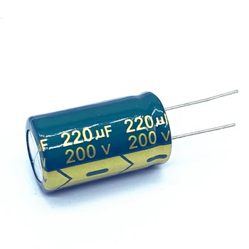 2 шт./лот 220 МКФ 200 В 220 МКФ алюминиевый электролитический конденсатор размер 18 * 30 мм 20%