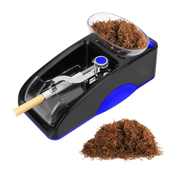 Электрическая легкая Мини-автоматическая машина для скручивания сигарет EU / US Plug, делающая Сигаретное устройство, Измельчитель табачных роликов, инструмент для курения