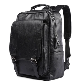 Модный мужской рюкзак, водонепроницаемый рюкзак для ноутбука из искусственной кожи zaini pelle, минималистичная сумка для путешествий, Mochila