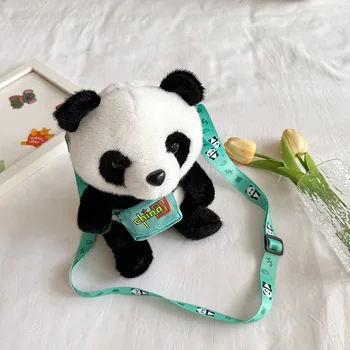 Новое поступление, мультяшная плюшевая сумка, туристический сувенир, милая кукла панда, сумка через плечо, подарочная сумка через плечо