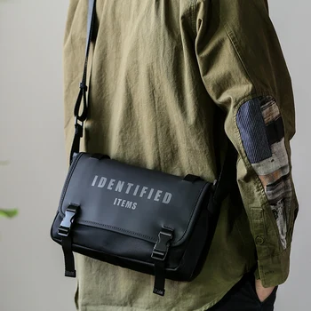 Черная офисная сумка, модная Мужская деловая сумка для пригородных поездок, повседневная поясная сумка с несколькими карманами на молнии, качественная нейлоновая сумка через плечо