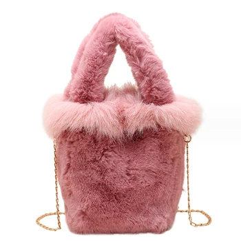 Дизайнерская модная плюшевая сумка, модная сумка-мешок, высококачественная сумка через плечо