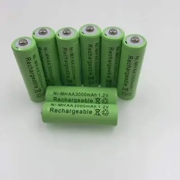 Аккумуляторы перезаряжаемые, предварительно заряжаемые 1,2 В AA 3000 мАч NI MH