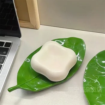 Мыльница Green Leaves Креативный простой органайзер для мыла в гостиничной ванной