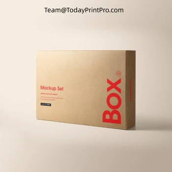 Изготовители упаковочных коробок из гофрированного картона с электронной флейтой для печати с логотипом, экологически чистая коричневая Крафт-коробка