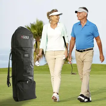 Авиационная сумка для гольфа Дорожная сумка для гольфа на колесах Дорожный чехол для клюшки для гольфа для авиакомпаний Авиационная сумка для гольфа Аксессуары для гольфа
