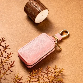 Модная креативная сумка для ключей от машины на молнии, компактная мини-сумка для хранения ключей от машины для мужчин и женщин, многоцветный тренд