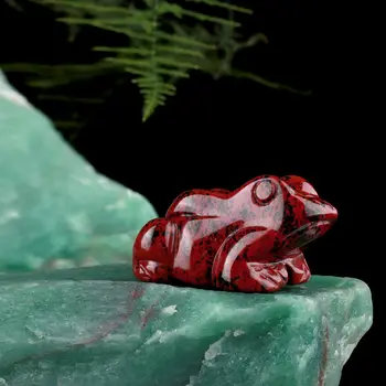 Хрустальная лягушка, нефритовые украшения для резьбы по животным, поделки из полудрагоценных камней, украшения из нефрита