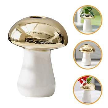 Креативная ваза Керамические Вазы Цветочный сосуд Для декора в грибном стиле Керамический столик Небольшой формы