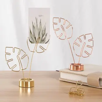 Металлический зажим для заметок в виде листика в виде черепахи - добавьте креативный штрих к декору вашего рабочего стола