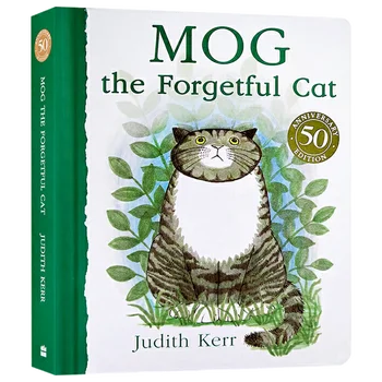 Забывчивый кот Мог, детские книжки для детей 3, 4, 5, 6 лет, английские книжки с картинками, 9780008389642