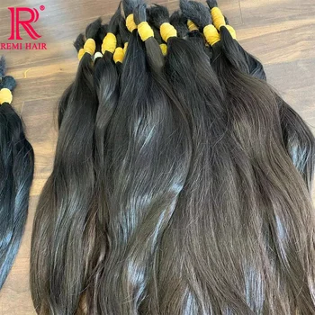 Объемные оригинальные волосы для плетения из настоящих человеческих волос REMI, 100% натуральные Человеческие волосы без утка, Необработанные Вьетнамские Наращенные человеческие волосы Remy