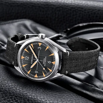41 мм топовый бренд Corgeut мужские часы miyota 8215 автоматические роскошные механические часы из нержавеющей стали с сапфировым стеклом