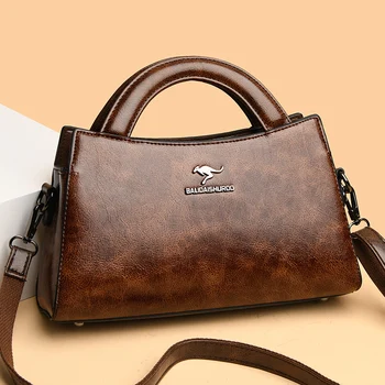 Высококачественная кожаная женская сумка, роскошная дизайнерская женская сумка через плечо, модная сумка большой вместимости 2023 года выпуска