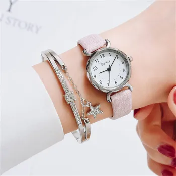 Повседневные Модные женские часы, темпераментные кварцевые часы для женщин, простые женские наручные часы с круглым циферблатом Relogios Feminino