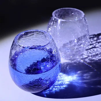 Креативное стекло со льдом в японском стиле, Новый набор хрустальных бокалов Edo, Бытовая чашка для воды, Пивные стаканы для виски, Искусственная выдувка