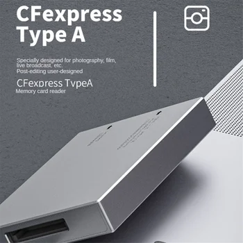 Кард-ридер CFexpress типа A USB3.1 Gen2 высокоскоростной 10 Гбит/с Адаптер для кард-ридера CFexpress типа A с кабелем для передачи данных