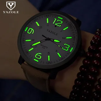 2020 Мужские часы Мужские Спортивные часы YAZOLE Watch Мужские Люминесцентные Мужские Часы Кварцевые Часы Hour relogio masculino relojes hombre