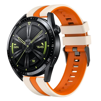 Официальный силиконовый ремешок 22 мм для Huawei Watch GT 3 Pro, оригинальный ремешок для часов Huawei GT2 GT3 Pro, сменный браслет на запястье.