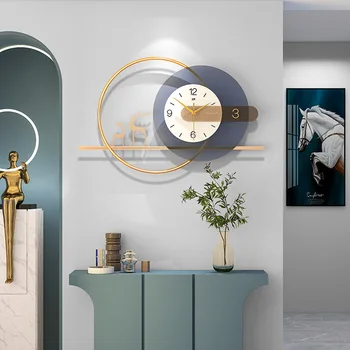 Новые роскошные настенные часы современного дизайна для гостиной, столовой, украшения дома, модные креативные бесшумные настенные часы