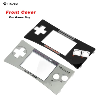 Новая сменная пластиковая лицевая панель, передняя крышка, корпус, чехол для Game Boy/NS-Game Boy, черный/серый