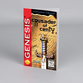 Руководство Crusader of Centy USA для Sega 16 bit Megadrive Genesis Высококачественные инструкции