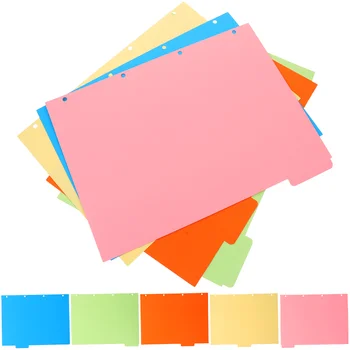 2 комплекта разделителей страниц, разделители для блокнота, Цветные пластиковые бирки, расходные материалы для ноутбуков, вкладыш для раздела формата А4