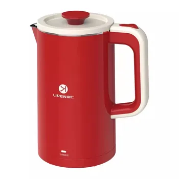 Электрический чайник LIVEN Red 1,5 л 1500 Вт Для быстрого нагрева кипящей воды для домашней кухни 304 Нержавеющая сталь SH-Z1551