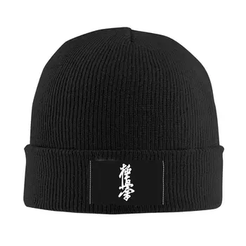 Киокуши Каратэ Skullies, Шапочки, Кепки для мужчин и женщин, Трендовая зимняя теплая вязаная шапка для взрослых, кепки для боевых искусств,