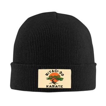 Miagi-do karate bonnet hat вязаные шапки мужские женские модные унисекс Карате Малыш Кобра Кай теплые зимние skullies шапочки кепки