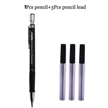 Набор механических карандашей 2,0 мм 2B Автоматические карандаши с черным грифелем для рисования, письменные принадлежности, Канцелярские принадлежности, детские подарочные Карандаши