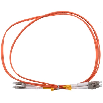 Соединительный кабель 3ШТ длиной 1 м, двухшпиндельный многомодовый LC-LC, волоконно-оптический патч-корд от LC к LC.