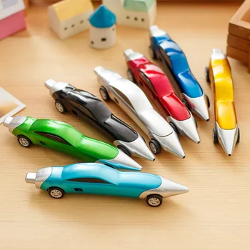 Шариковые ручки с дизайном гоночного автомобиля, портативная креативная шариковая ручка, качество для ребенка, детские игрушки, Офисные школьные принадлежности