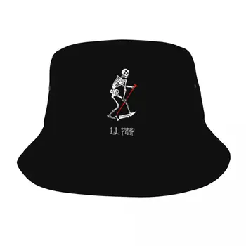 Женские шляпы-ведра Lil Peep Skeleton Пляжная шляпная одежда Легкая походная шляпа для рыбалки Panamka Идея подарков