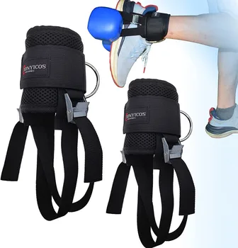 Регулируемый ремешок на щиколотке для гантелей для кабельного тренажера, ремешки для крепления обуви для поднятия тяжестей на щиколотке, откаты-разгибания ног, дыхалка