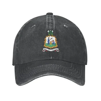 Классическая хлопковая бейсболка с гербом Сент-Винсента и Гренадин, женская Мужская Регулируемая на заказ шляпа Унисекс для папы, уличная шляпа