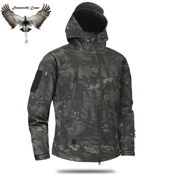 FX Топовая брендовая одежда Мужская военная камуфляжная флисовая куртка армейские тактические многокамерные мужские ветровки Охотничьи охота камуфляж