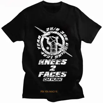 Забавная футболка Cm Punk для мужчин и женщин, модные футболки американского профессионального рестлера, мужская футболка, хипстерская одежда Kawaii