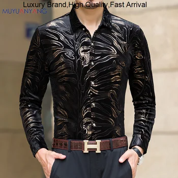 мужские Новые рубашки с длинными рукавами из высококачественной фланели, черная рубашка slim fit, мужская одежда со скидкой 50%, большой размер 3XL