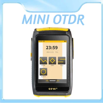 Мини OTDR Активный тест волокна в реальном времени 1550 нм 20 дБ Рефлектометр оптического волокна Сенсорный экран OPM VFL OLS Тестер волокна Сенсорный экран