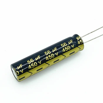 10 шт./лот 56 МКФ 450 В 56 МКФ алюминиевый электролитический конденсатор размер 13*50 20%